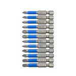 2 Set 12 pezzi 50mm Forte Drill Mano Magnetic Drill Drill Turco Anti-slip Cacciaviti Bit