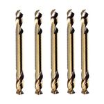 10 PCS M35 Contenitore cobalto-contenente Twist Bit Acciaio ad alta velocità Doppia testa in acciaio in acciaio Acciaio Drill per foro di espansione, modello: doppia testa 5.2mm