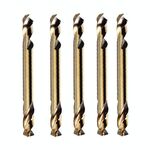 10 PCS M35 contenenti cobalto-contenenti Twist Bit Acciaio ad alta velocità Doppia testa in acciaio in metallo Drill di espansione Foro di espansione Drill, modello: doppia testa 5.5mm