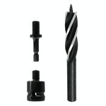 2 Set Opener per foro in chiave elettrica Opener Woodman Blocco porta Rhinestone Drill Template Drill Drill Bit, Modello: 20mm