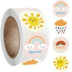 10 rotoli F69 Bambini Meteo per bambini Sigillatura Autoadesivo Decorazione Decorazione Adesivo per etichette (2,5 cm)