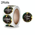 10 Rolls Sigillo Sticker con Etichetta decorativa per artigianato fiore, Dimensioni: 2.5 cm / 1 pollice (A-334)