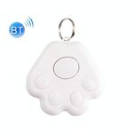 2 PCS HYC-09 Dog PAW PAW Bluetooth Anti-Lost Device PET Tracking Localizzatore Portachiavi Smart Ricerca Allarme a due vie (bianco)