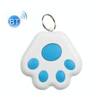 2 PCS HYC-09 Dog PAW Bluetooth Anti-Lost Device Anti-Lost Device PET Tracking Localitor Keychain Smart Ricerca Allarme a due vie (Azzurro)