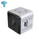 X6D 720P Wireless Home Mini Surveillance Camera, Supporto a infrarossi Night Vision & Motion Detection & TF Card (Bianco)