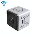 X6D HD 1080P Wireless Home Mini telecamera di sorveglianza, supporto per la visione notturna a infrarossi e il rilevamento del movimento e la scheda TF (bianco)