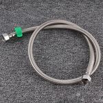 4 pezzi 30 cm Cappello in acciaio 304 in acciaio inox Metallo in acciaio inox tubo flessibile per acqua scaldabagno acqua calda e fredda tubo ad alta pressione 4/8 pollici DN15 tubo di collegamento