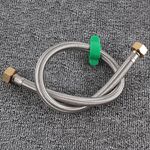 4 pezzi 30 cm Cappello in rame 304 in acciaio inox metallo in metallo per maglieria per il tubo igienico acqua scaldabagno caldo e freddo tubo ad alta pressione 4/8 pollici DN15 tubo di collegamento