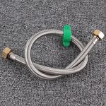 4 pezzi 40 cm Cappello in rame 304 in acciaio inox metallo in metallo tubo flessibile per acqua scaldabagno acqua calda e fredda tubo ad alta pressione 4/8 pollici DN15 tubo di collegamento