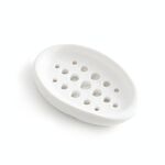 5 pezzi TM17005 2 in 1 Scatola di sapone spazzola da bagno (bianco)