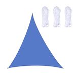 Triangolo Outdoor Garden Sunshade Sail Waterproof Anti-UV Baldacchino, Dimensioni: 2m x 2m x 2m (Royal Blue)