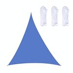 Triangolo Outdoor Garden Sunshade Sail Impermeabile Anti-UV Canopy, Dimensioni: 3m x 3m x 3m (Royal Blue)