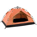 TC-014 Outdoor Beach Travel Viaggi Camping Automatic Spring Tenda multi-persona per 2 persone (arancione)