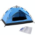 TC-014 Beach Beach Travel Camping Camping Tenda multi-persona automatica per 2 persone (blu + tappetino)