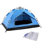 TC-014 Outdoor Beach Beach Viaggi Camping Tenda multi-persona automatica per 3-4 persone (blu + tappetino)