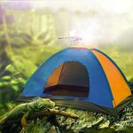 T015 Campeggio esterno Camping Tenda a campeggio Tenda da campeggio Tenda da visita, Consegna a colori casuale, applicabile: per 2 persone