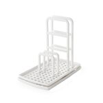 3 pezzi TM18011 Dishcleth Spugna Spagna Rack di stoccaggio da cucina Raccordo di scarico di stracci (bianco)