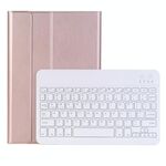AW11 Struttura agnello agnello staccabile della tastiera di TPU ultra-sottile della tastiera del Bluetooth della tastiera del Bluetooth con supporto per Huawei Matepad 11 2021 (oro rosa)
