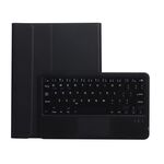 AW11-Una custodia in pelle di TPUBULU BULUULTOOTH agnello staccabile con touchpad & stand per Huawei Matepad 11 2021 (nero)