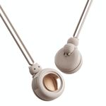 MF021 Sweet Cat Solfless Porto Portatile Appeso Ventola (Bianco)