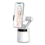 GK01 Rotazione a 360 gradi Rotazione Intelligente PAN TILT TILT SUCCESSIVAMENTO SUPERIORE TETTORE DEL TREPOD (BIANCO)