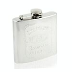 Boccetta dell'anca del whisky in acciaio inossidabile 7oz (argento)