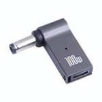 100W USB-C / Type-C femmina a DC 5,5 x 2.1mm Adattatore di ricarica computer maschio