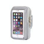 3 pezzi Confortevole e traspirante Borsa per il braccio del braccio del braccio del telefono cellulare per il telefono cellulare da 4-6,5 pollici (grigio)