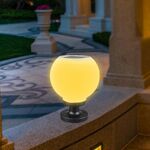 DC-832 Outdoor Solar Garden Lamp Home Porta Faccina I fari Villa Parete periferica Lampada impermeabile