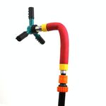 XZSSQ01 Forniture giardinaggio Giardino Trampolino Giardino Spruzzatore rotante, colore: rosso piccolo