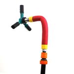 XZSSQ01 Forniture giardinaggio Giardino Trampolino Giardino Spruzzatore rotante, colore: rosso grande