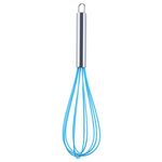 10 PCS Silicone Egg Beater Home Egg Miscelatore da cucina Gadget Gadget Crema Strumenti di cottura, Colore: 12 pollici Blu