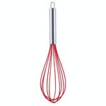 10 PZ Silicone Egg Beater Beater Home Egg Miscelatore da cucina Gadget Gadget Crema Strumenti di cottura, Colore: 12 pollici Rosso