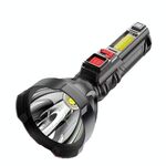 Torcia elettrica in plastica Cob Light Light Shot USB Forte torcia leggera