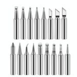 17 Pz / Set Saldatura Suggerimenti per saldatura 936 Stazione di saldatura Pure Rame Solding Iron Suggerimenti Suggerimenti per saldatura senza piombo