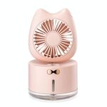 BD-MM1 Cat Shape Desktop Desktop Desktop Humidificatore di umidificatore ricaricabile (rosa)