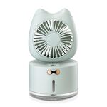 BD-MM1 Fanta per gatti BD-MM1 Desktop Desktop Humidificatore a spruzzo ricaricabile (verde)