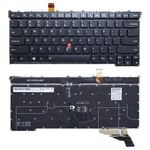 Tastiera della versione americana con la luce posteriore per Lenovo ThinkPad X1 Carbon 3rd Gen 2015