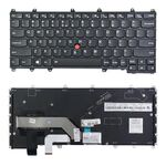 Tastiera della versione americana con la luce posteriore per Lenovo ThinkPad Yoga 260 / Yoga 370 / x380 (nero)
