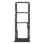 Per Tecno Camon 12 Air CC6 Vassoio per schede SIM + Vassoio per schede SIM + Vassoio per schede Micro SD (nero)
