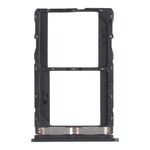 Per Infinix Note 5 Stylus X605 Vassoio per schede SIM + Vassoio per schede SIM + Vassoio per schede Micro SD (nero)