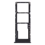 Per Tecno Spark 5 Pro KD7 Vassoio per schede SIM + Vassoio per schede SIM + Vassoio per schede Micro SD (nero)