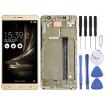Schermo LCD OEM per Asus Zenfone 3 Deluxe ZS550KL Z01FD digitalizzatore assemblaggio completo con cornice (oro)