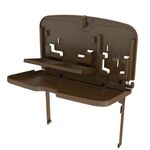 Seggiolino per auto Back Sundries e bevande Vassoio di stoccaggio (marrone)
