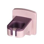 3 pezzi Bagno Asciugacapelli Scaffale per asciugacapelli Scaffale a muro (rosa chiaro)
