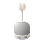 2 PZ Punch-Free Universal Moving Head Doccia Staffa Bagno Bagno regolabile Doccia Testa di fissaggio Telaio, Specifica: Grigio (Borsa opp)