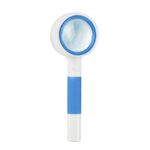 3 PCS Hand-Tend Lettura Magnifier Vetro Lente di vetro Anti-skid Maniglia anziano Lettura Repair Identificazione Lente d'ingrandimento, Specifica: 37mm 16 volte (Blu bianco)
