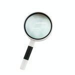 3 PCS Hand-Tend Lettura Legger Legger Lente Vetro Anti-skid Maniglia anziano Lettura Repair Identificazione Lente d'ingrandimento, Specifica: 100mm 3 volte (bianco nero)