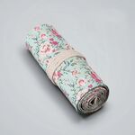 2 PCS 24 fori Piccola canvas floreale penna fatta a mano penna abbozzo colore matita a rotolo di penna borse borse scatola di cancelleria