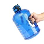 TT-T585 1 Gallon / 3.78L Bollitore sportivo Bollitore grande Capacità Gradiente Colore Plastic Space Bottle, Color: Blue